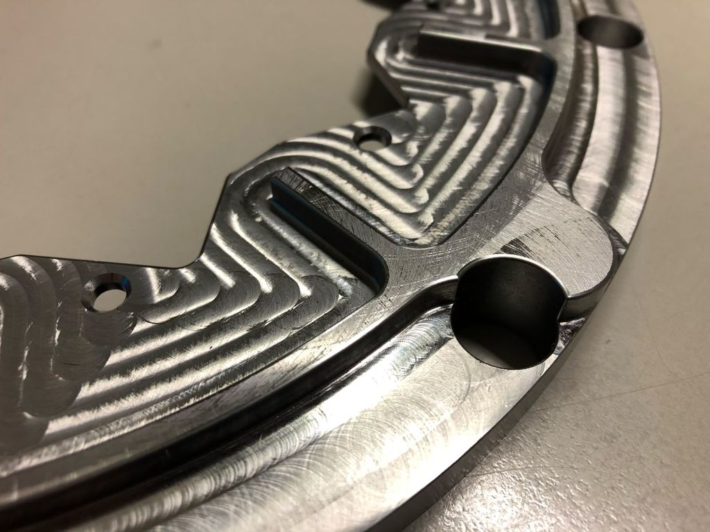 Bauteil auf technischer Zeichnung